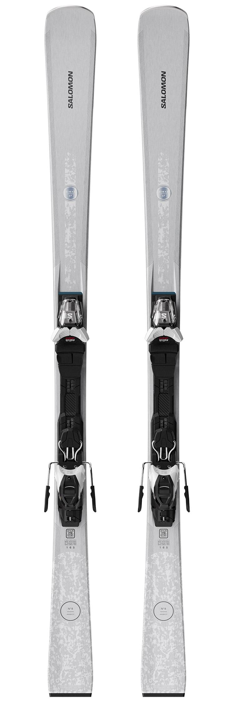 Salomon - Pack Ski E S Max N°8 - 150 + E M10 Gw Glitter Black Chrome - Ski