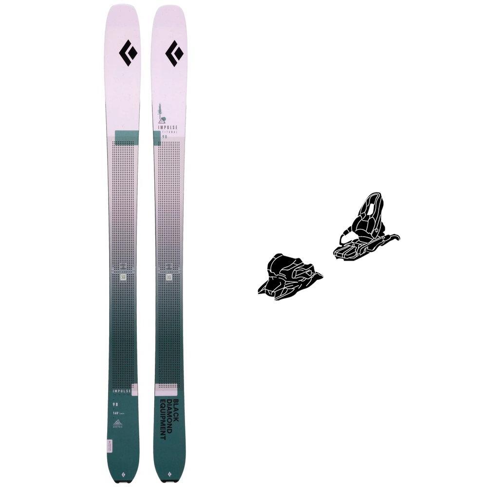 Black Diamond - Pack Ski Impulse Ti 98 W - 161 + 11.0 TP 110mm White - Ski