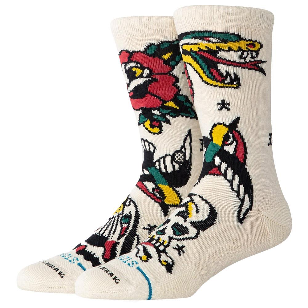 Stance - Crew Sock II Flash Crew Canvas - L - Socks