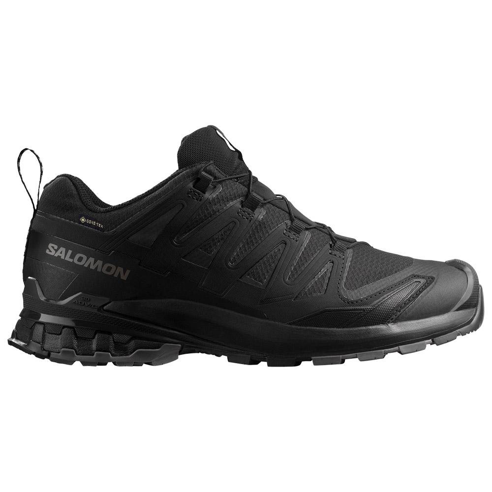 Salomon - Xa Pro 3D V9 Wide Gore-Tex Black Phantom Pewter - 11 - Trailrunning-Schuhe - Größe 11 - Schwarz - Herren - Glisshop.de