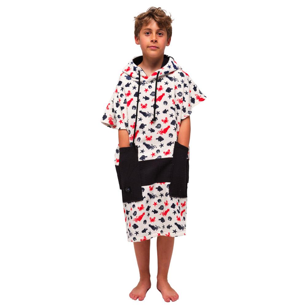 All-In - Kid Crew Ponchos Seafood - Badeponcho