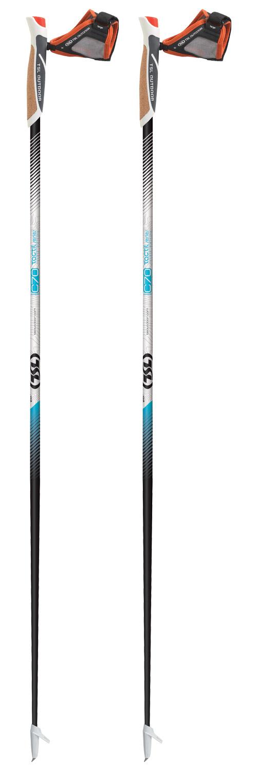 TSL Outdoor Tactil C70 Slim Spike - Bâtons Marche Nordique