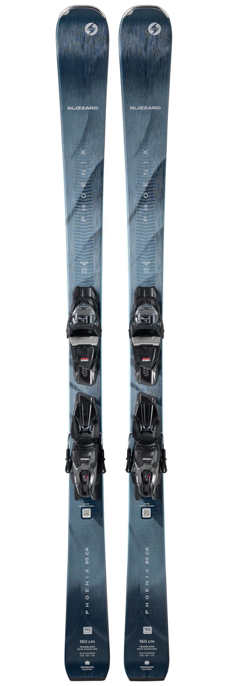 Blizzard - Pack Ski Phoenix 80 Ca - 165 + Tpc 11 Demo Black Grey - Ski