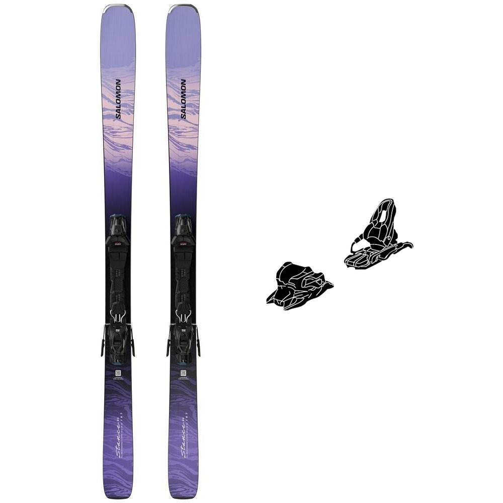 Salomon - Pack Ski E Stance W 84 - 175 + M10 Gw L90 Black - Ski - Größe 175 - Schwarz - Damen - Glisshop.de