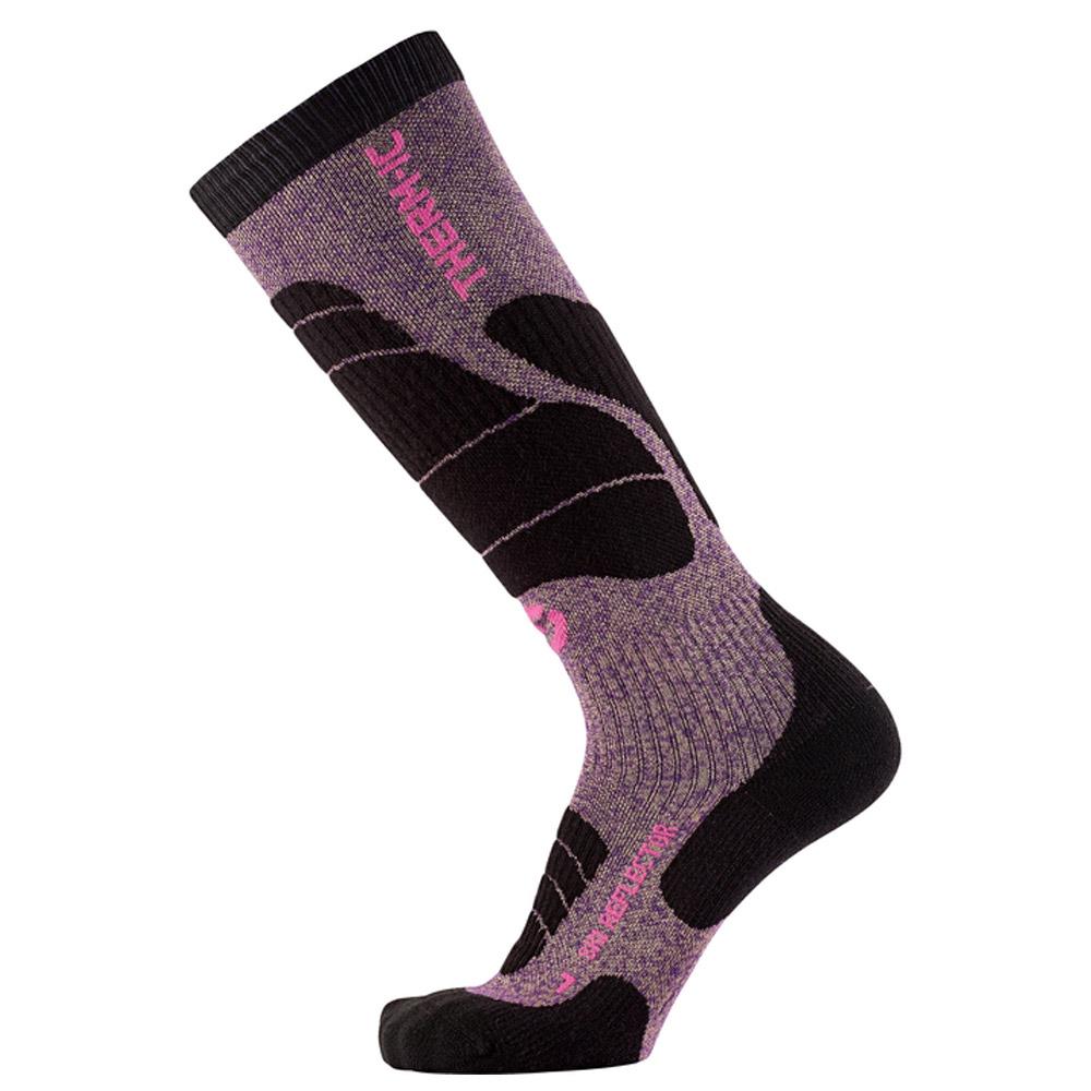 Therm-Ic - Ski Merino Reflector Women Fushia Gold - 39-40 - Socks