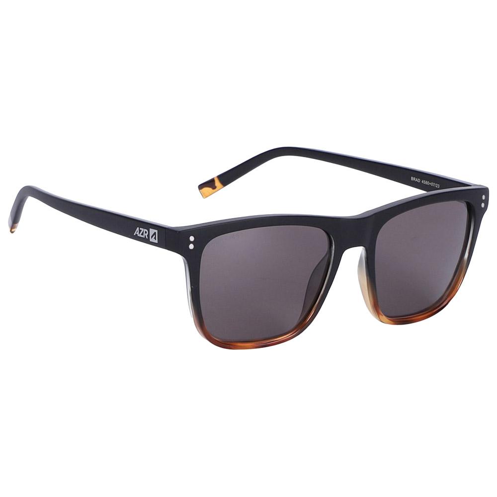 AZR - Brad Noire Mate Ecaille Polarisant Gris - Sunglasses