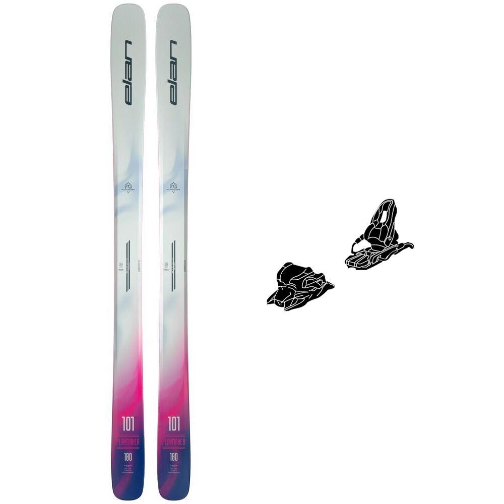 Elan - Pack Ski Playmaker 101 - 164 + Attack Lyt 11 Gw Br.110 Solid Black - Ski