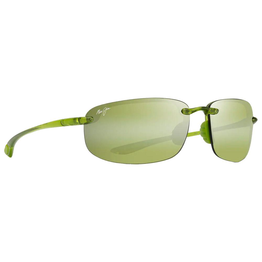 Maui Jim - Hookipa Shiny Transparent Light Green Maui Ht MauiPure - Sunglasses