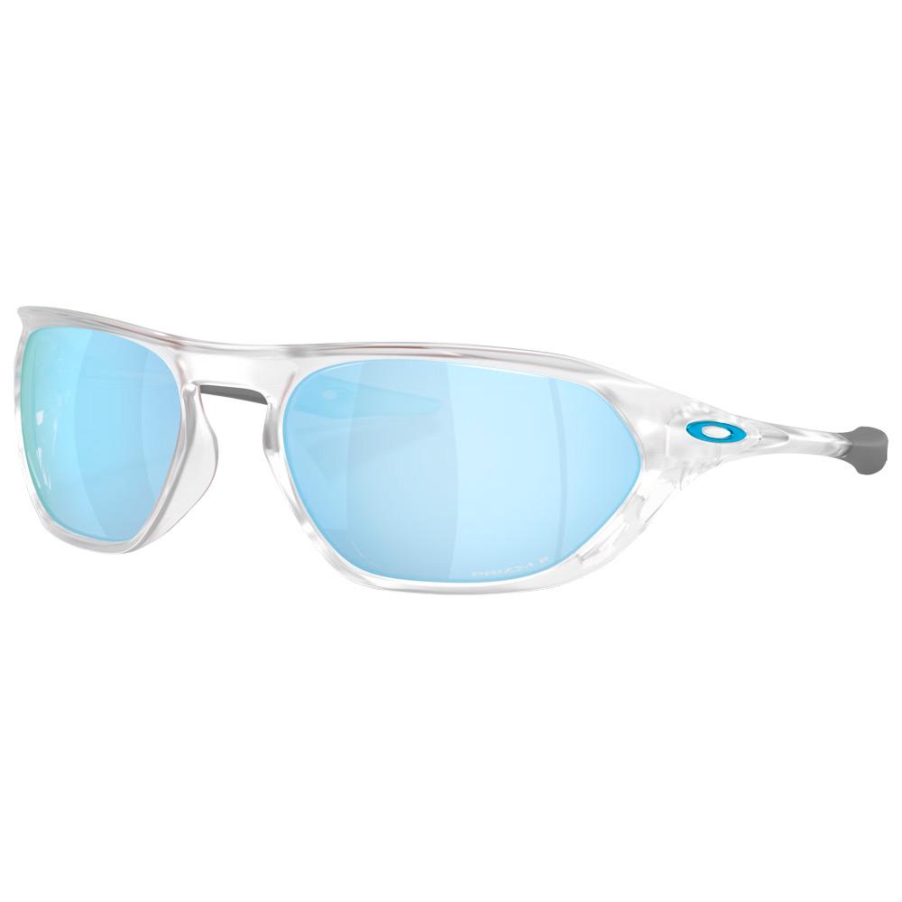 Oakley - Cage Jacket Matte Clear Prizm Deep Water Polarized - Sonnenbrille