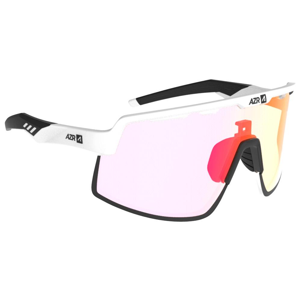 AZR - Speed Rx Blanche Mate Noir Photochromique Irisé Rouge - Sonnenbrille - Schwarz - Glisshop.de