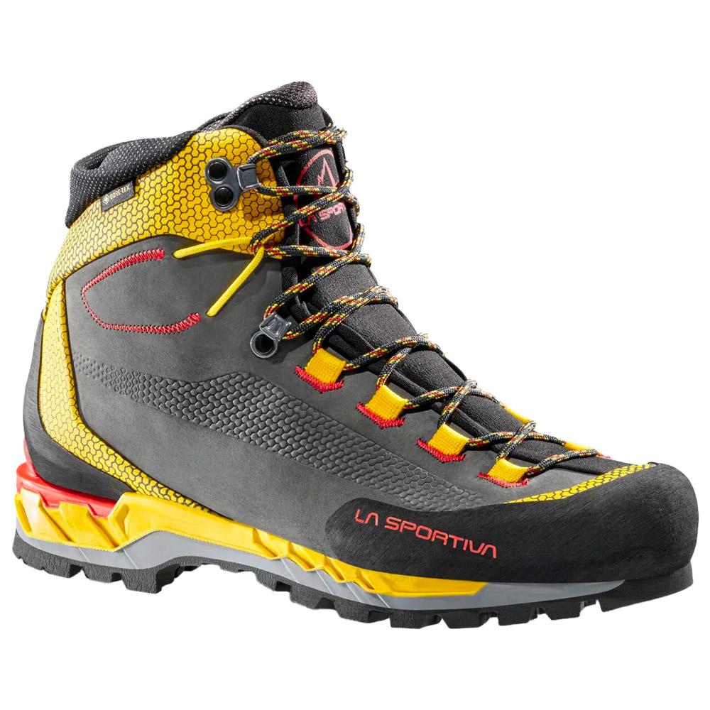 La Sportiva - Trango Tech Leather Gore-Tex Black/Yellow - 45.5 - Mountaineering boots