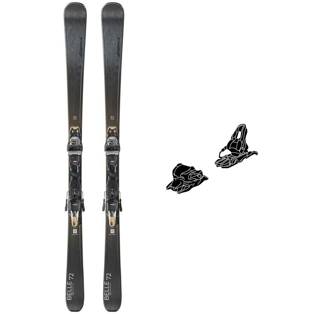 Nordica - Pack Ski Belle Dc 72 - 150 + Tp2 Light 11 Fdt 90mm - Ski - Größe 150 - Grau - Damen - Glisshop.de