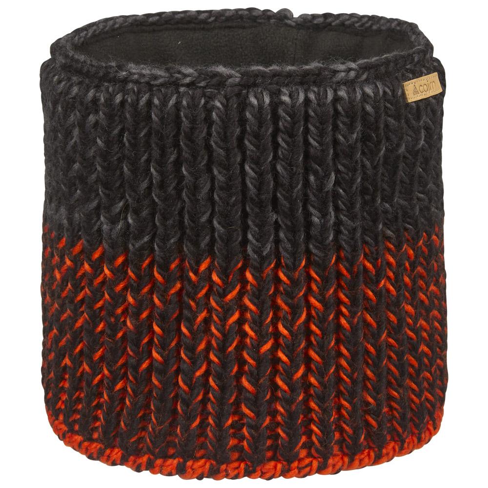 Cairn - Justin Col Junior Black Bright Red - Neck warmer