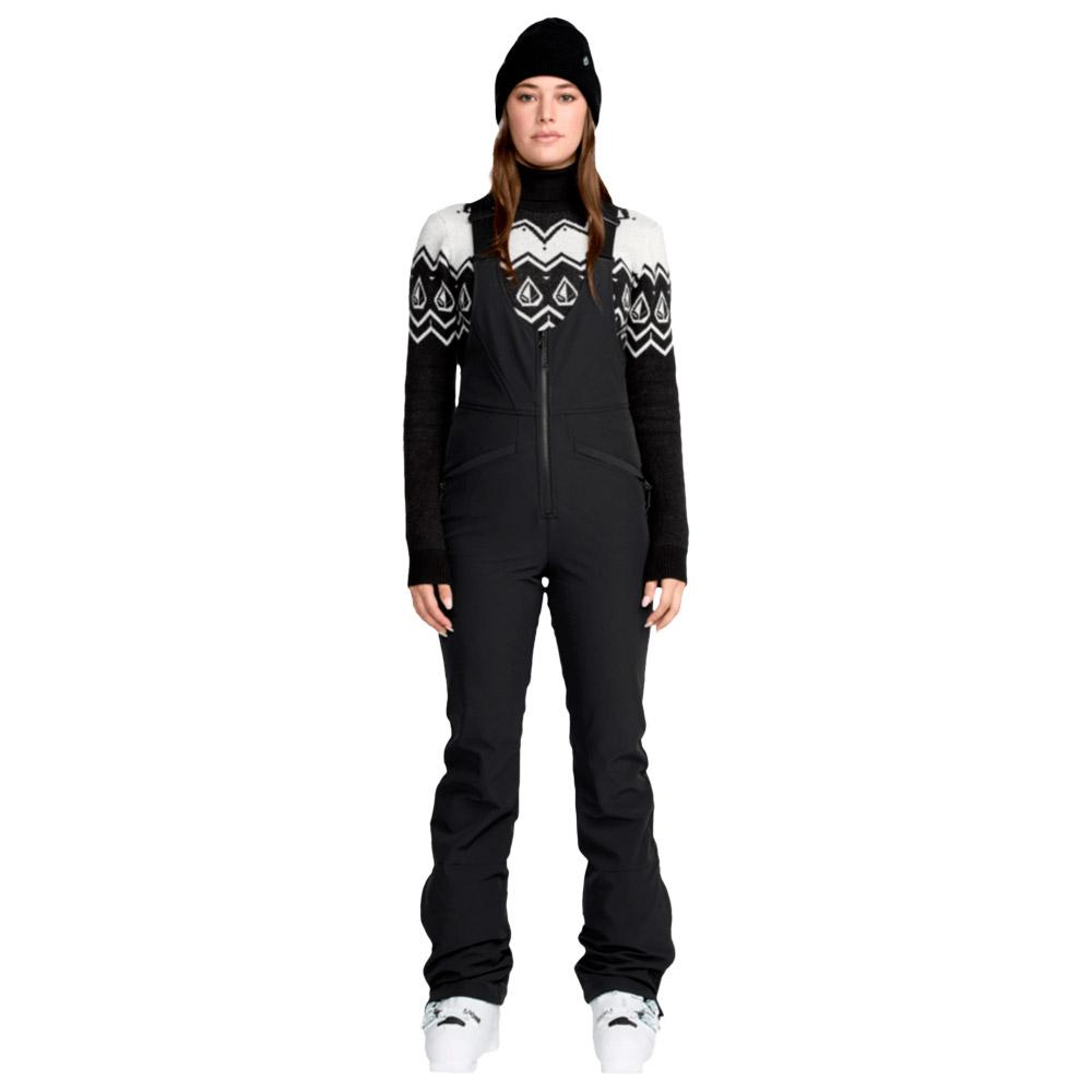 Volcom - Battle Stretch Bib Black - XS - Funktionshose - Größe XS - Schwarz - Damen - Glisshop.de