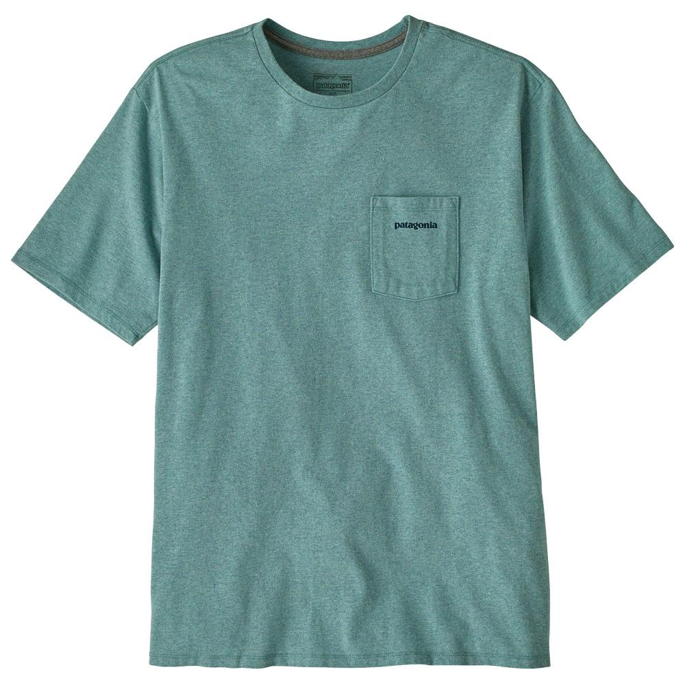 Patagonia - Boardshort Logo Pocket Responsibili-Tee Blue Sage - L - Tee-Shirt