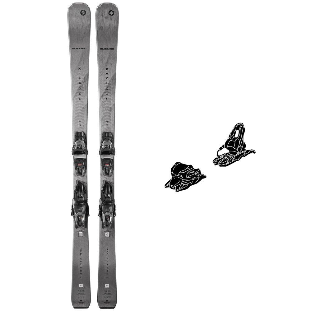 Blizzard - Pack Ski Phoenix 76 Ca - 155 + Tpc 11 Demo Black Grey - Ski