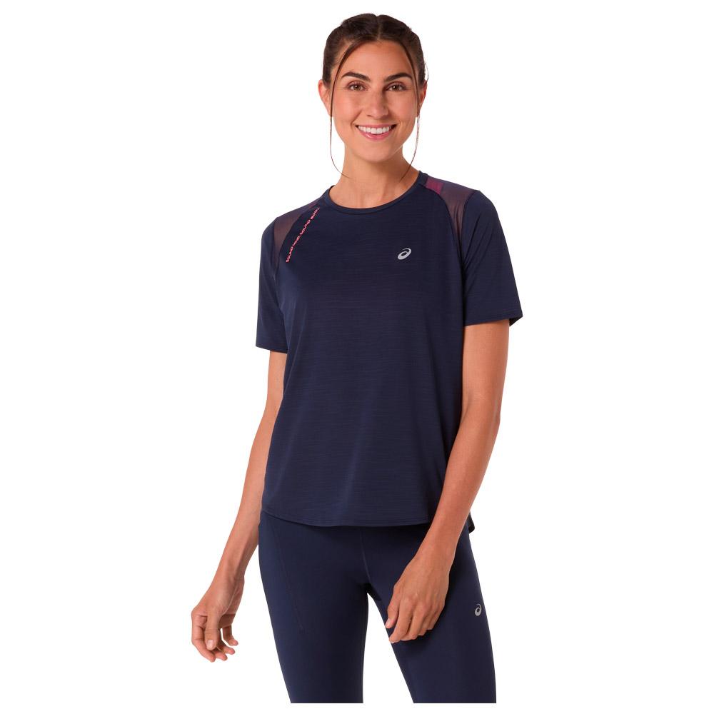 Asics - Road Short Sleeve W Midnight - XS - Trail tee-shirt