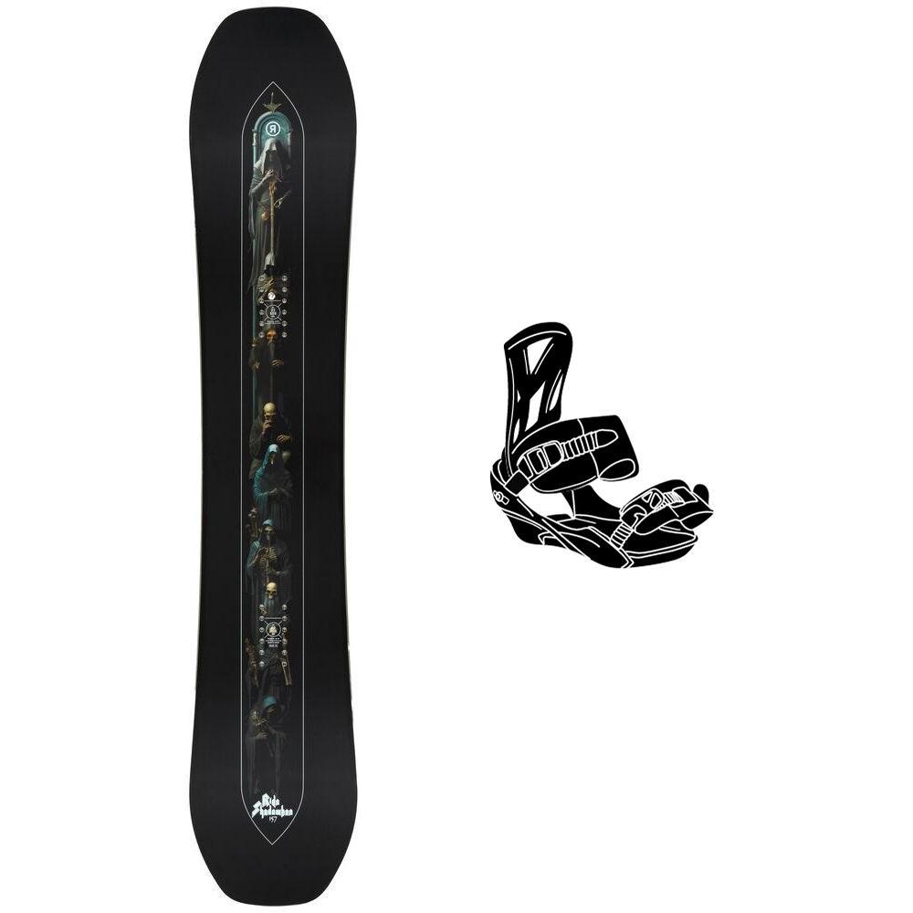 Ride - Pack Snowboard Shadowban - 164W + Flite - Snowboard