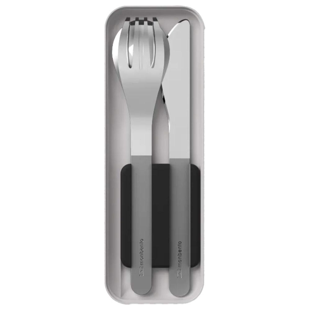 monbento - Slim Box Black Onyx - Cutlery