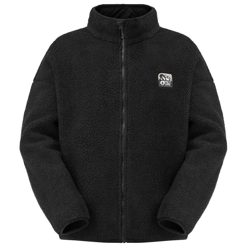 Picture - Hafdals Emb Zip Tobaco - L - Fleece