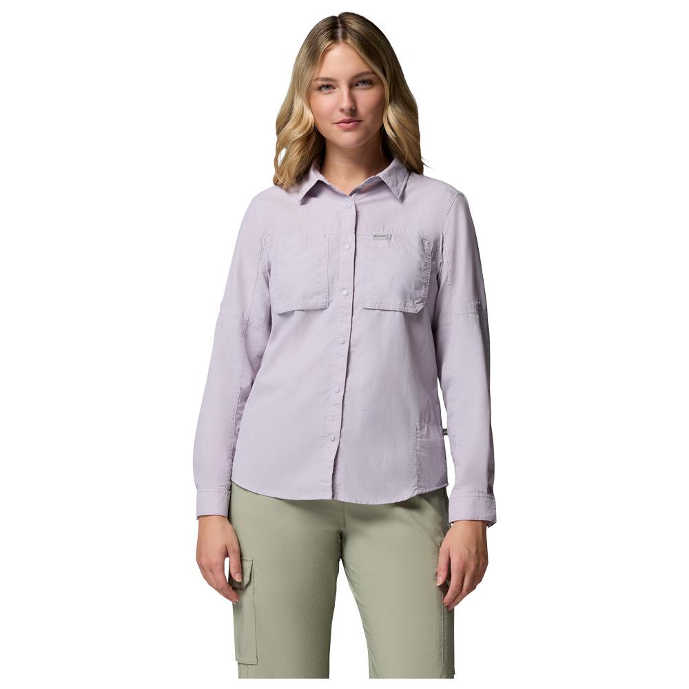Columbia - Skien Valley Long Sleeve Lavender Pearl - S - Hiking shirt