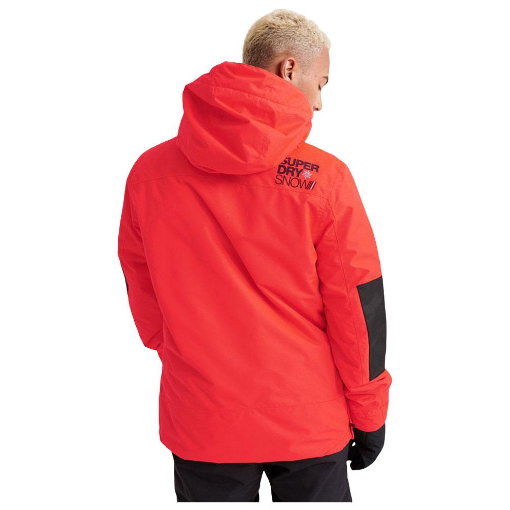 Funktionsjacke Superdry Sd Mountain Overhead Volcanic Orange SUPERDRY SD Mountain Overhead Skijacke für Herren Orange