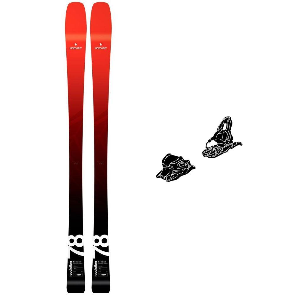 Movement - Pack Ski Revolution 78 - 173 + Attack Lyt 11 Gw Br.85 Solid Black - Ski