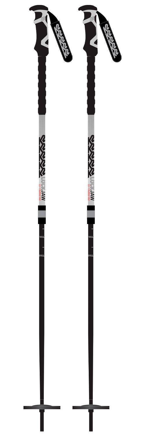 K2 Poles Lockjaw Alu-Eva Silver - Winter 2024 | Glisshop