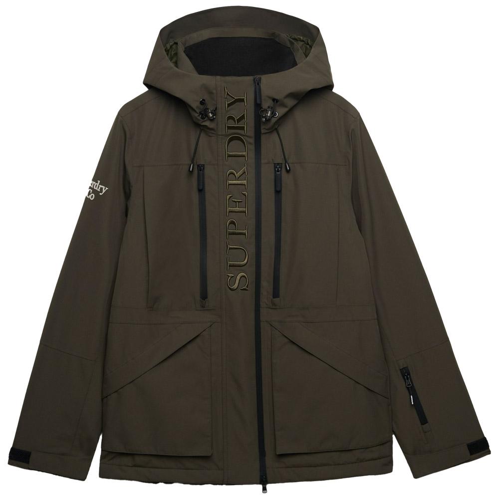 Superdry - Ultimate Freestyle Ski Army Khaki - S - Ski Jacket