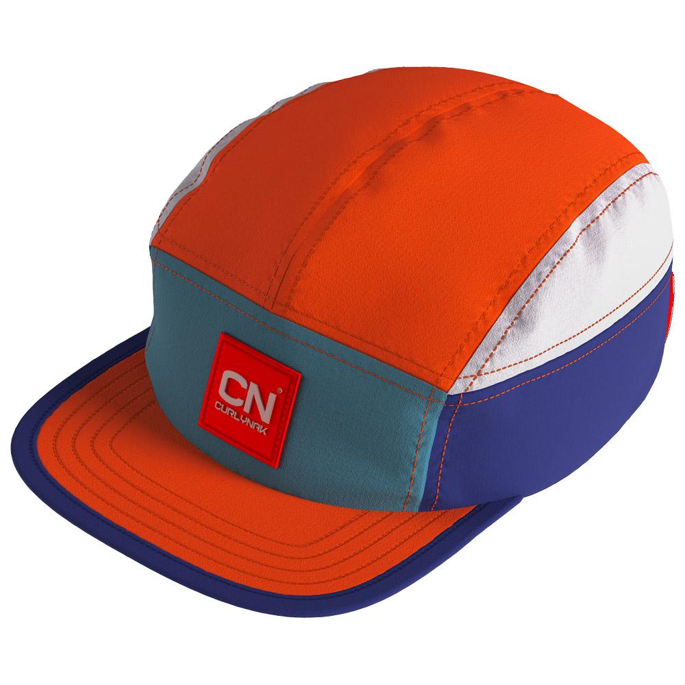 Curlynak - 5 Pans Orange Blue - Cap - Blau - Glisshop.de