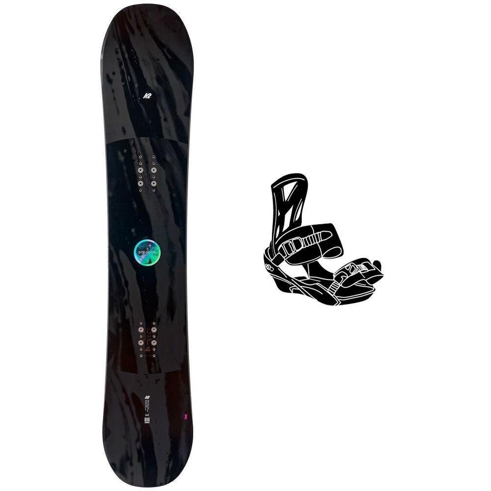 K2 - Pack Snowboard Extravision - 147 + Mach Black - Snowboard