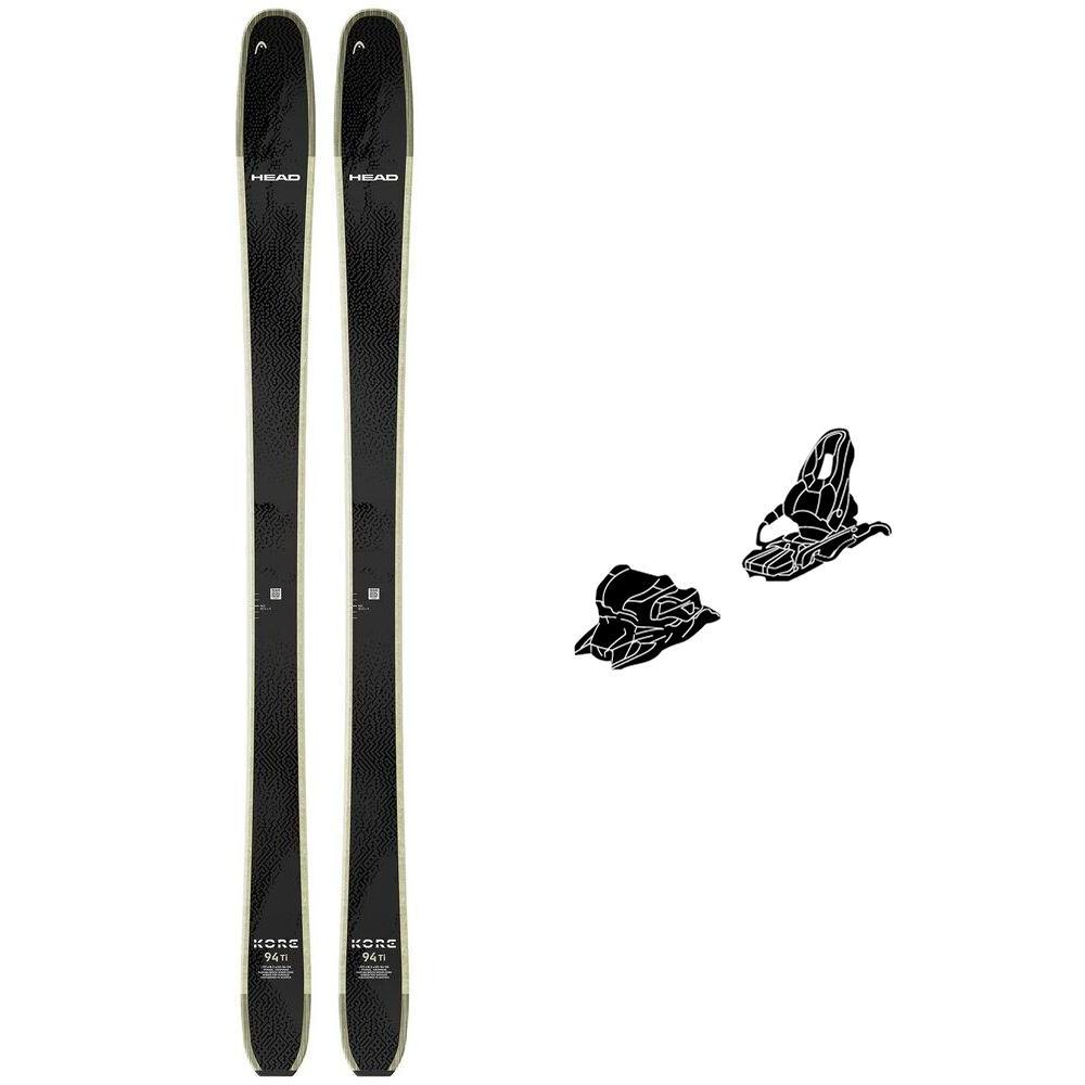 Head - Pack Ski Kore 94 Ti - 163 + 11.0 Tp 100mm Black Anthracite - Ski
