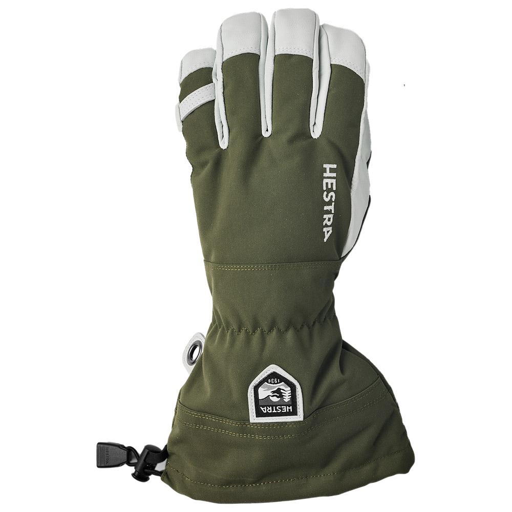 Hestra - Army Leather Heli Ski Glove Olive - 9 - Handschuhe - Größe 9 - Olive - Glisshop.de