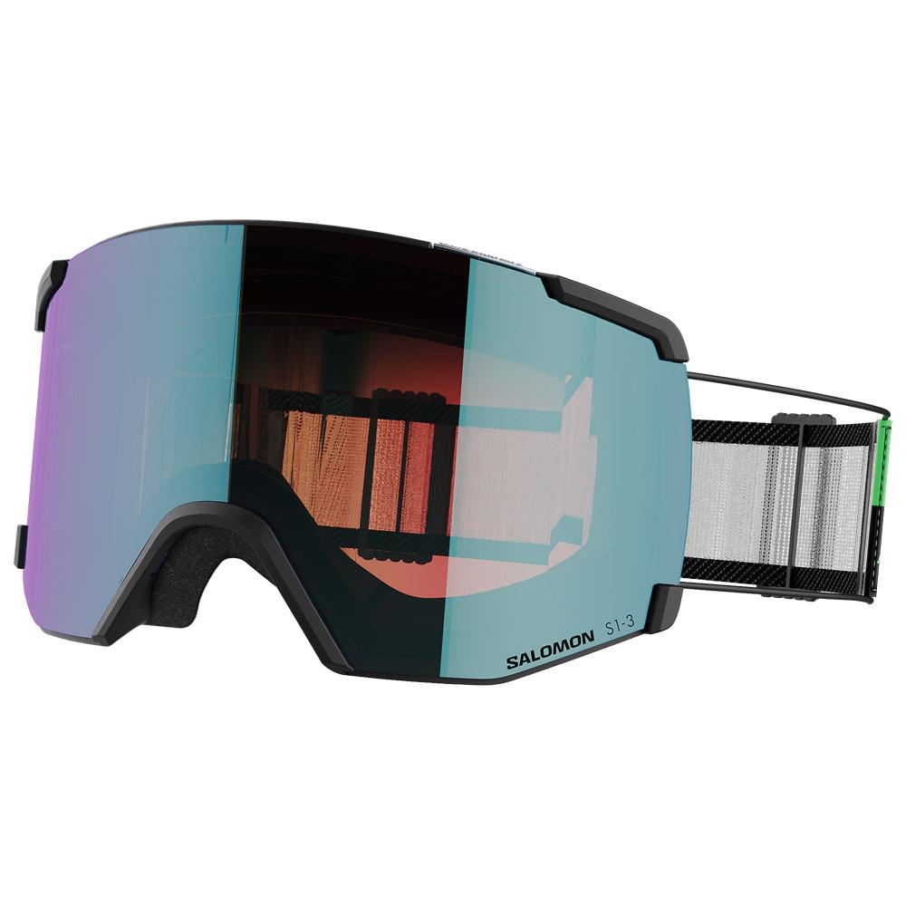 masque ski salomon photochromique Masque de Ski Salomon S/View Black Mtn Photo Blue Multilayer - Hiver 2025
