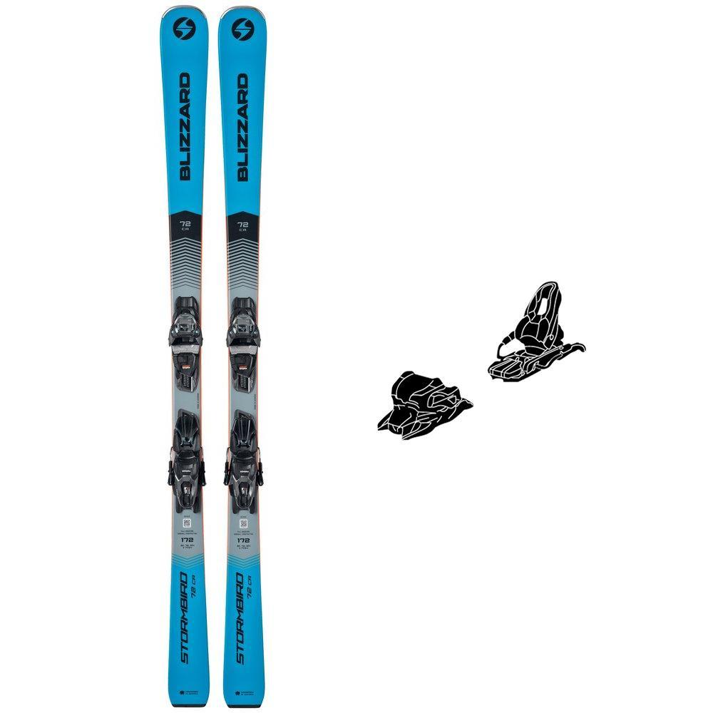 Blizzard - Pack Ski Stormbird 72 Ca - 166 + Tpc 11 Demo Black Silver - Ski
