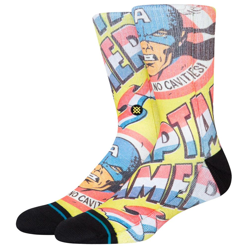 Stance - Print & Pattern Socks No Cavities Yellow - M - Socks