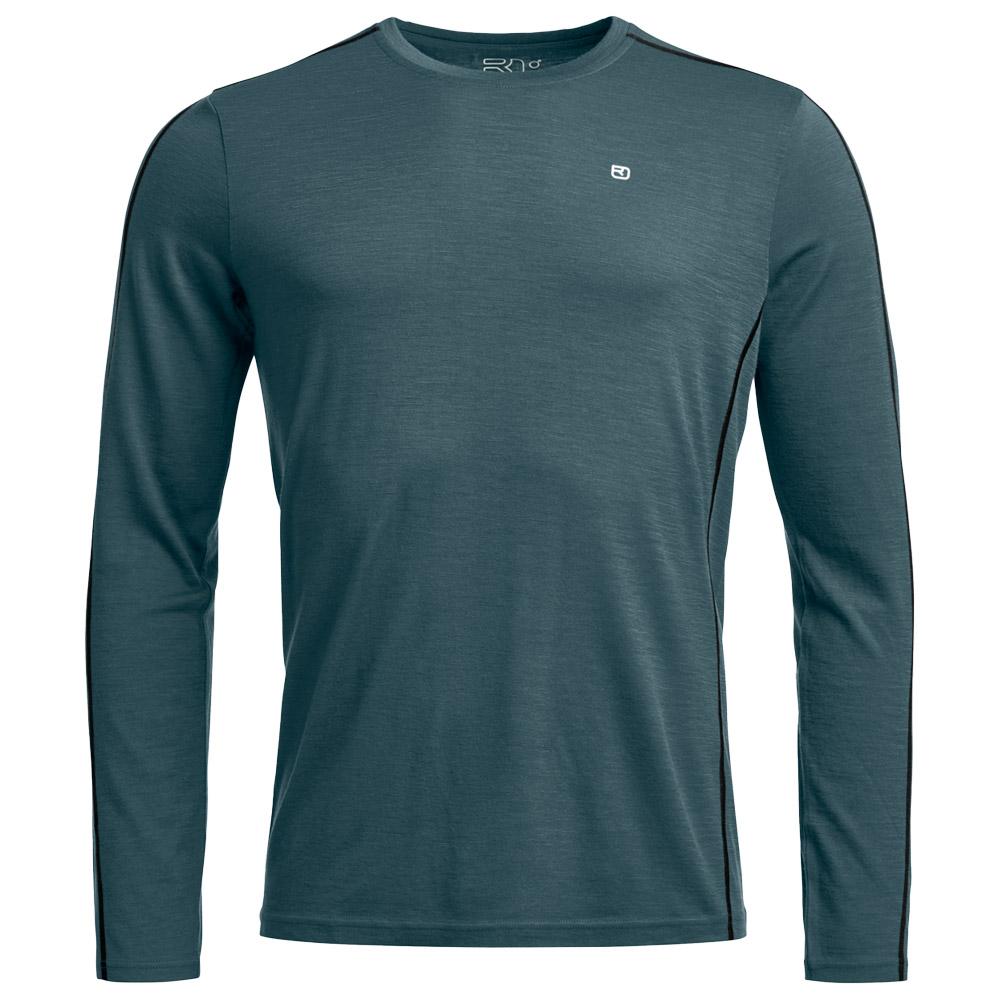 Ortovox - 185 Rock'n'wool Long Sleeve M Dark Artic Grey - XL - Funktionsunterwäsche - Größe XL - Grau - Herren - Glisshop.de
