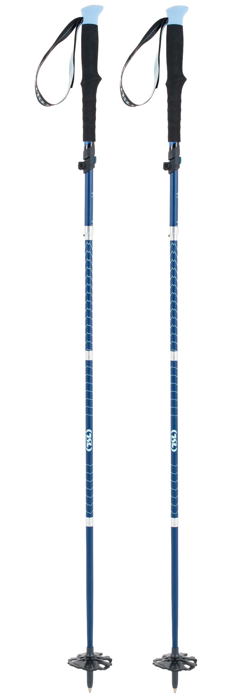 TSL - Alti Alu 5 Ultra Mid Twist 125-140 cm Black Blue - Hiking poles