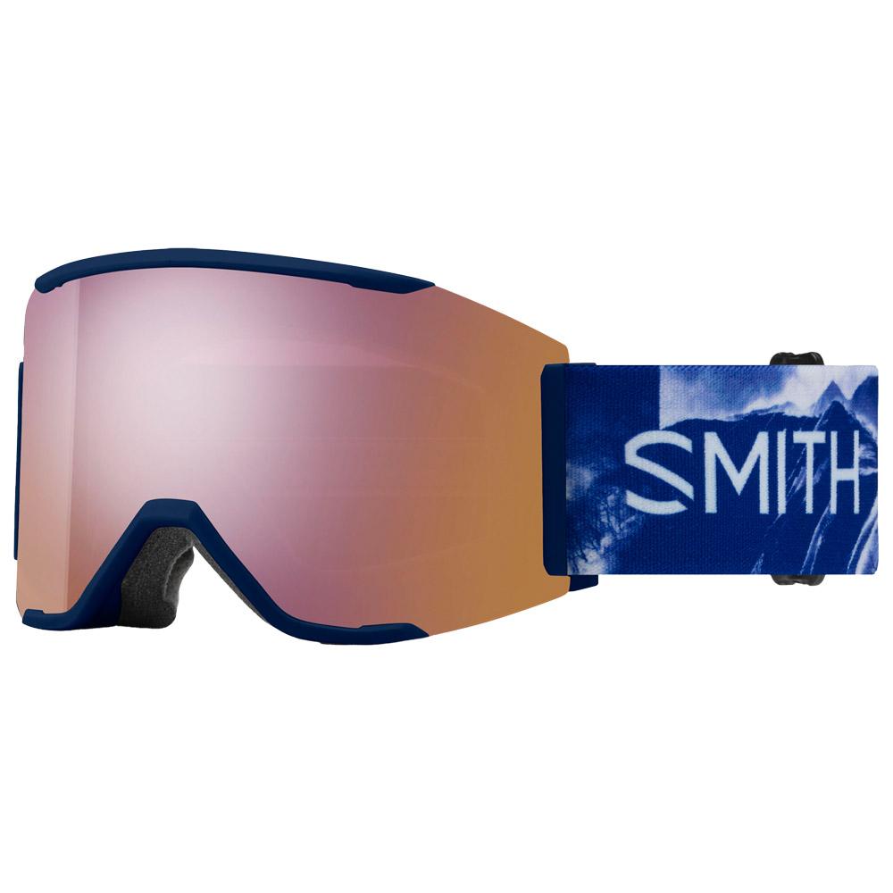 Smith Goggles Squad Mag Ac Gen Sasaki Chromapop Everyday Rose Gold Mirror +  Chromapop Storm Amber - Winter 2022 | Glisshop