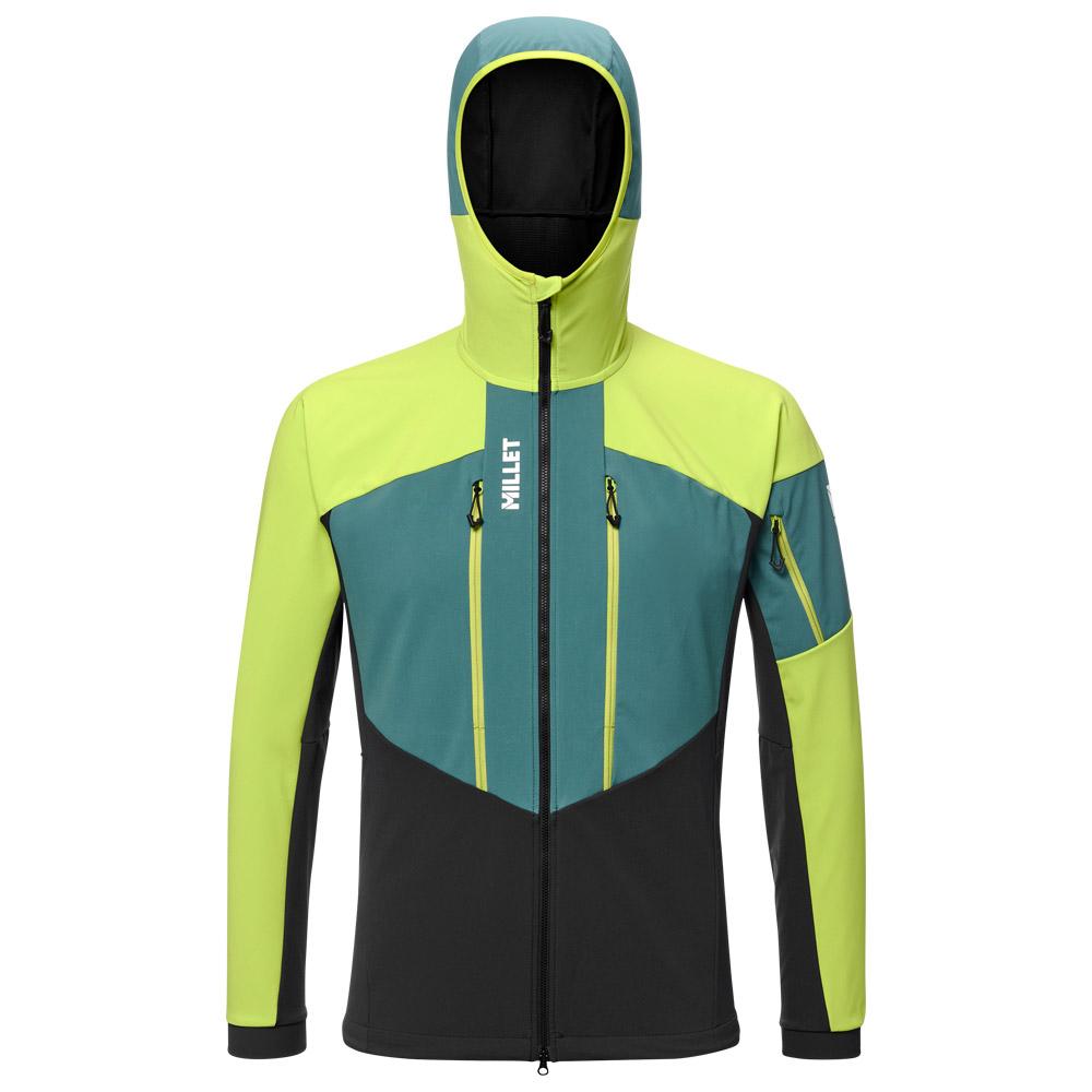 Millet - M White Shield Jkt M Bottle Macaw Green - S - Ski Jacket