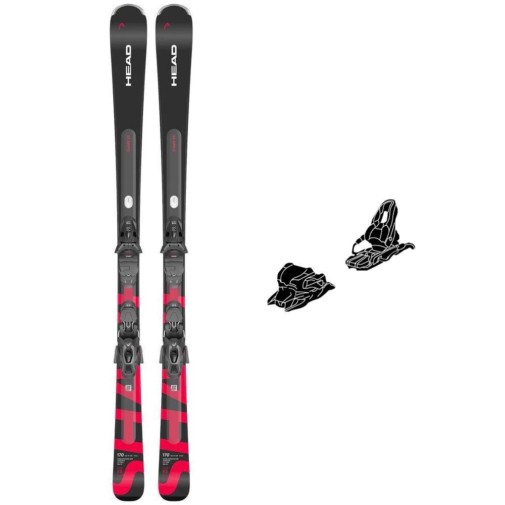 Head - Pack Ski Shape E.V5 - 156 + Pr 10 Gw Promo Br.85 Solid Black - Ski