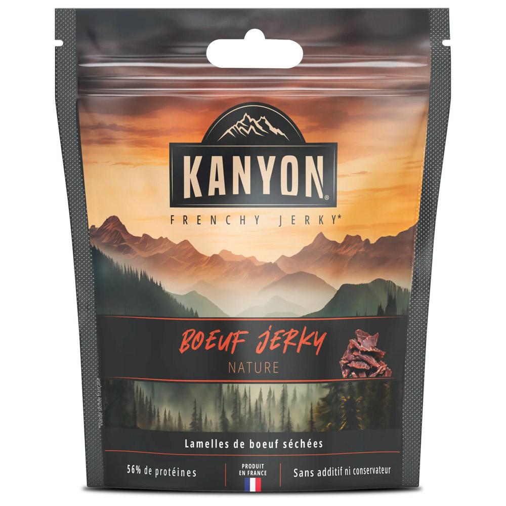 Kanyon - Sachet 50 g. Jerky Boeuf Nature - Freeze-dried meals