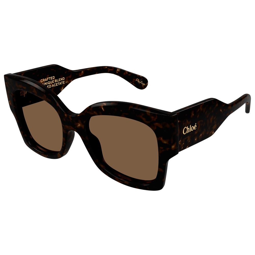 Chloé - Ch0252S Gayia 002 Havana - Sonnenbrille - 002 Havana - Damen - Glisshop.de