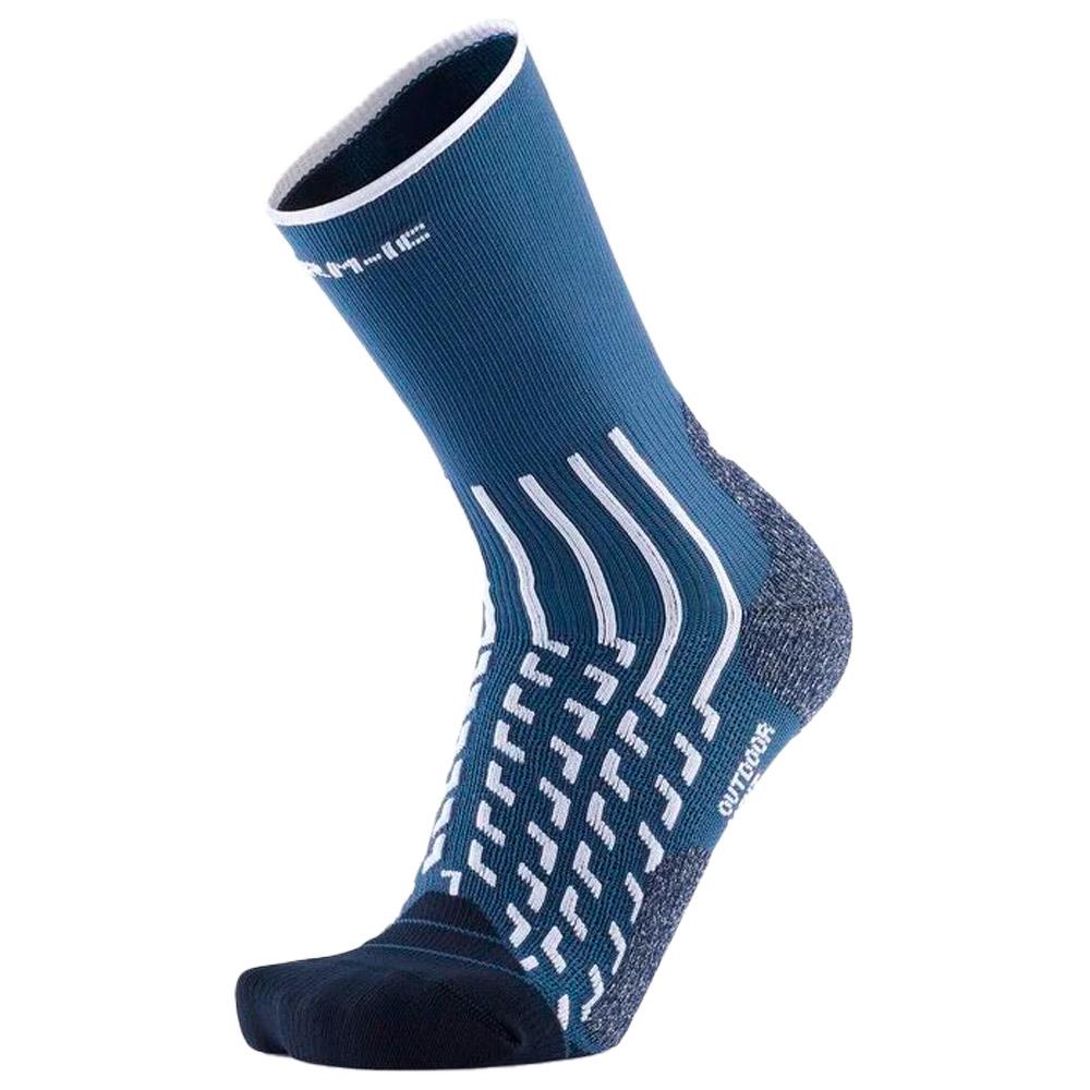 Therm-Ic - Outdoor Light Crew Navy White - 39-41 - Socks