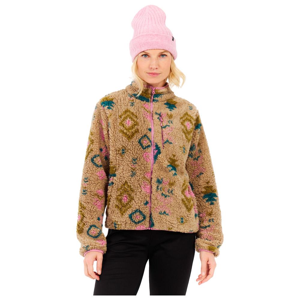 Protest - PrtAdele Outdoor Full Zip Top Vintage Pink - M - Fleece