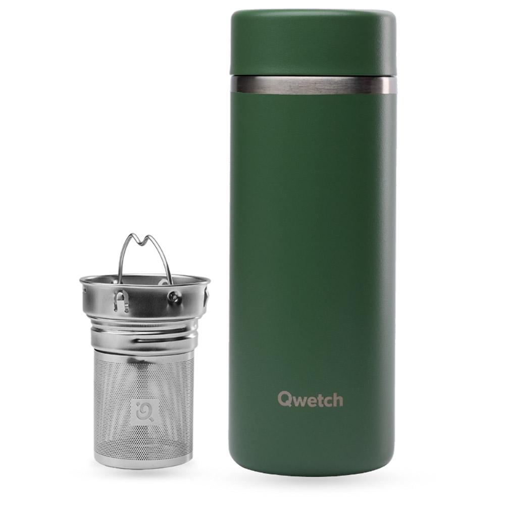 Qwetch - Théière Isotherme 400 ml Matt Kaki - Mug