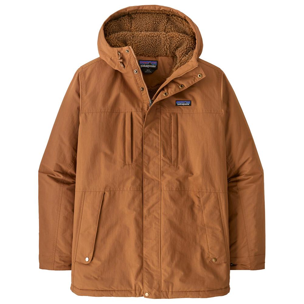 Patagonia - M's Isthmus Parka Deer Brown - L - Kapuzenjacke - Größe L - Braun - Herren - Glisshop.de