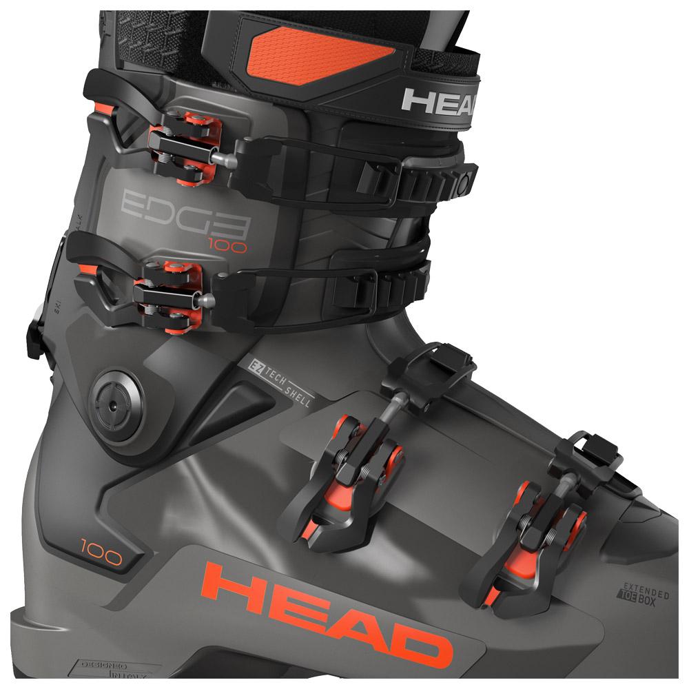 Head Ski boots Edge 100 Hv Anthracite Red - Winter 2025 | Glisshop