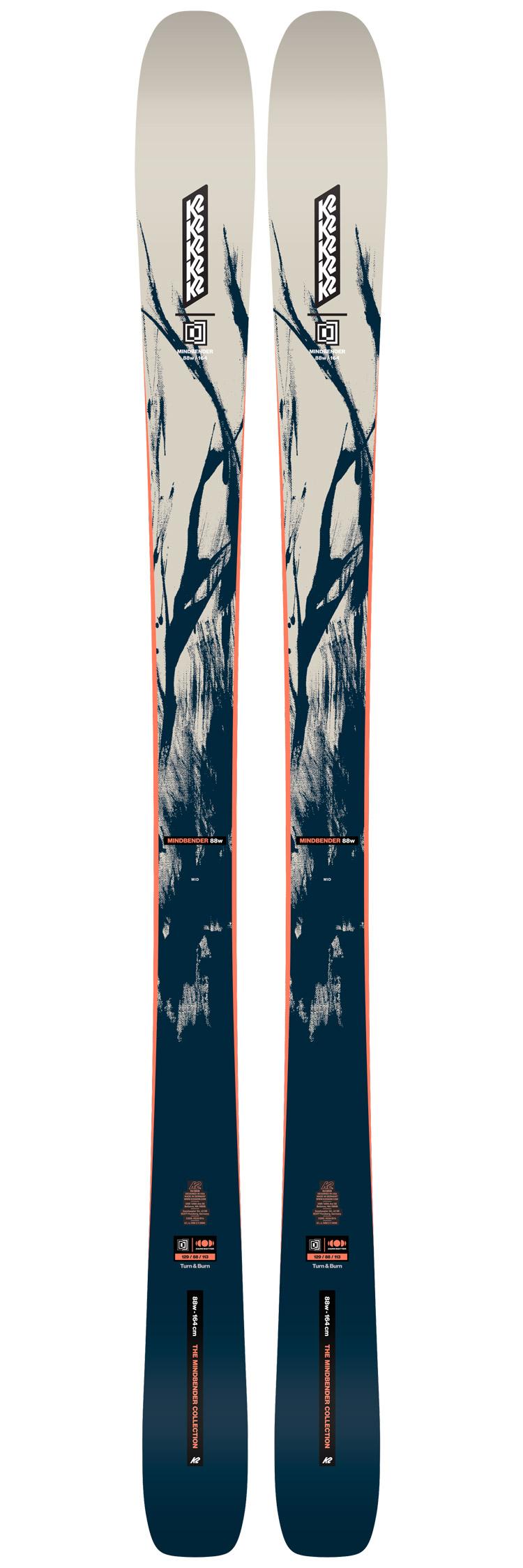 K2 - Pack Ski Mindbender 88 W - 152 + Attack Lyt 11 Gw Br.95 Solid White - Ski