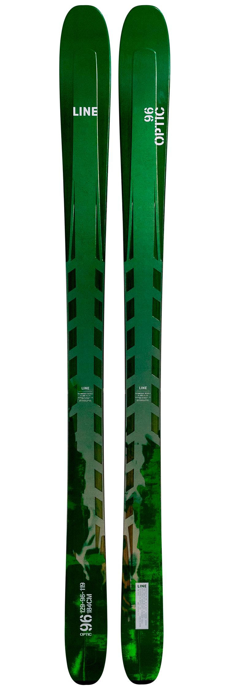 Line - Pack Ski Optic 96 - 163 + 11.0 Tp 100mm Black Anthracite - Ski